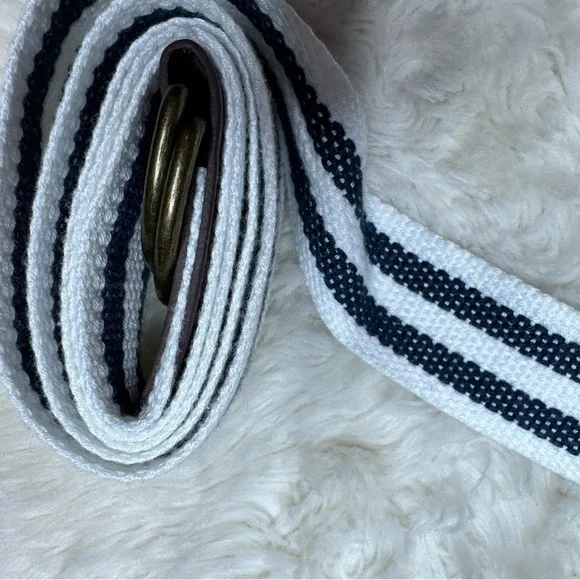 Belt Cloth Black & White Striped - Picture 6 of 10